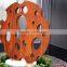 art sculpture outdoor theme park garden corten steel sculpture