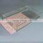 OEM clear acrylic insert paper tray for office storage