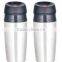 450ml stainless steel inner plastic outer steel vacuum cup/auto mug/Travel mugs with TPR handle