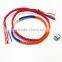red white blue orange color cord handwoven macrame wrap bracelet braided friendship bracelet