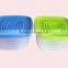 PP 5Pcs Multilayer food crisper food grade Plastic Container