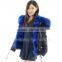 CX-G-P-01C Ladies Latest High Quality Fox Fur Real Fur Parka Coat for Sale