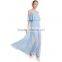 Maxnegio woman cold shoulder one piece party maxi summer long dress