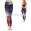 2017 Xiamen Supplier Sexy Yoga Pants Women Custom Sublimation Leggings Sport Pants Running Workout Clothes For Women
