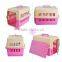 Plastic anti-skip pet transport case carrier with strong PP ABS