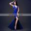New fashion party dress long slim shoulders Sexy long gowns dress for hot ladies
