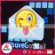 promotional cheap stuffed emoticon soft emoji popular baby blanket