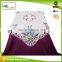 100% polyester wedding orchid embroidered tablecloth with hand cutwork