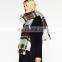 Street Fashion Lengthened Winter Lady Plaid Plaid Plaid Scarf