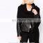Wholesale 100% Acrylic Black Knit Woman Winter Blanket Scarf Shawl