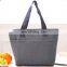 Linen Material Handle Women Lunch Cooler Bag Shopping Cooler Bag