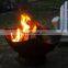 Wood Burnings Geometric Corten Steel Fire Pits