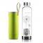 Glass Water Bottle With Tea Filter 500ml With Sleeve