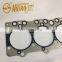 HIDROJET cylinder head gasket  6BG1 1-11141196-0 gasket for ZX200 ZX230