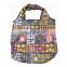 wholesale collapsible reusable shopping bag mini portable polyester shopping bag 210T/C shopping recycle bag