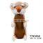 Indestructible Durable Corgi Pet Dog Plush Stuffed Dog Toy With Tpr