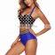 2020 Hot Sexy Woman Two Piece Beach Wear High Waist dot Bikini Swimsuit Swimwear