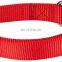 Red Color Nylon Adjustable Dog Collars Personalized Pet Collars