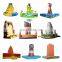 custom giant pvc new mountain challenge game tower combo rock inflatable climbing wall
