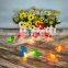 High Quality Battery Operated Colorful Rattan Heart Shaped String Light For Wedding Valentine Home Decoration