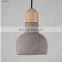 Industrial style pendant light Chinese designer cement pendant light for kitchen