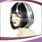 Fashion cheap short straight white highlight bob cut halloween party wigs