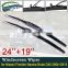 for Nissan Frontier Navara Brute D40 2004~2013 Front Windscreen Wipers Car Accessories Car Wiper Blades Stickers 2005 2006 2007