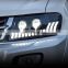 upgrade full led headlamp headlight plug and play with dynamic for Mitsubishi Pajero V73 V77 head lamp head light 2000-2012