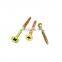 Galvanized Construction Iron Nails Wood Yellow Zinc Chipboard Screw