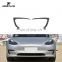 Electric Car Dry Carbon Car Bumper Vents Front Canards for Tesla Model 3 Sedan 2017- 2021
