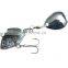 Hot sale 18g mini vib spoon vibration spinner sinking crank bait fishing lure with hook