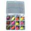 New Products 12pcs/box  Metal Spoon Sequins Spinner Lure Spinning Artificial Spoon Fishing Lure set