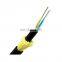 Aerial Aramid cable adss 12/24/48/96 core span 100m adss fiber optic cable
