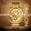Skmei 9193 Dragon Gold Watch Stainless Steel Waterproof Quartz Watch Price Watches Men Wrist