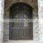 Various wrought iron main entrance double grills doors design