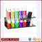 Acrylic Wall Mountable 10 Slot Dry Erase Display Shelf Divider