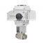 COVNA DN10 3/8 inch 2 Way 24V DC 5000PSI High Pressure 316 Stainless Steel Motorised Ball Valve