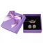 jewelry set packaging gift paper boxes with ribbon