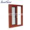 Superhouse Picture aluminum frame glass wood door wooden door for front door design with AS2047/CAS//DADE/NFRC/NOA certification