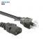 OEM  Usa Computer 3pin plug Power cables Supply Ac Extension power Cord computer  Lead Cable