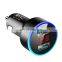 ABS Flame Retardant Aluminum Alloy 2 In 1 Vehicle Multi Function Display Usb Car Charger