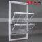 Supplier White Vertical Sliding Vinyl Windows UPVC Low E Glass PVC Double Hung Window