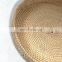 White Woven Round Rattan Tray, Coffee Table Tray, Round Boho Serving Tray for Table Wholesale