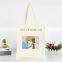 Cheap eco friendly Custom printed Logo Tote Shopping Bag Cotton Canvas Bag recycled grocery drawstring canvas bag