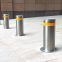 High Quality Road Safety Parking Barrier Heavy-duty Manual Bollard with Reflective Band for Farmers Markets Access Exits