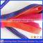 Wholesale China manufacturer polyester braided pink red and blue flat rope
