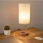 LED Nachttischlampe mit drahtloser Ladung, Touch-Lampe mit dreistufiger Dimmung