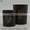 amber glass candle jars and lid electroplated glass candle jar black with leaf votive jars wholesale                        
                                                Quality Choice