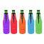 Custom Beer Wine Bottle Sleeve Cooler Zipper Neoprene Beer Bottle Holder with Opener