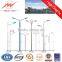 Hot sale 8 meters street light pole with double arms supplier